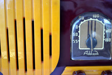 Load image into Gallery viewer, Maroon Red and Yellow Waterfall 1947 Addison Model B2E Catalin AM Vacuum Tube Radio Breathtaking! - [product_type} - Addison - Retro Radio Farm