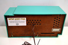 画像をギャラリービューアに読み込む, Seafoam Green Supreme Silvertone 1956 Model 7008 AM Tube Radio An Eyeful and Earful of 50s Charm!! - [product_type} - Silvertone - Retro Radio Farm