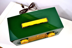 Jade Green 1955 Zenith "Broadway" Model R511F AM Tube Radio - Give My Regards! - [product_type} - Zenith - Retro Radio Farm