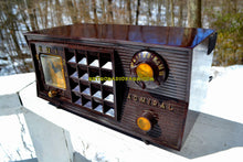 Load image into Gallery viewer, SOLD! - Dec 12, 2018 - BLUETOOTH MP3 Ready - Brown Marbled 1955 Admiral Model 251 AM Tube Retro Radio - [product_type} - Admiral - Retro Radio Farm
