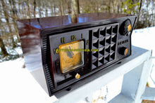 Charger l&#39;image dans la galerie, SOLD! - Dec 12, 2018 - BLUETOOTH MP3 Ready - Brown Marbled 1955 Admiral Model 251 AM Tube Retro Radio - [product_type} - Admiral - Retro Radio Farm