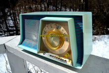 Load image into Gallery viewer, SOLD! - May 6, 2018 - TUXEDO BLUE Mid Century Retro 1962 Motorola A17B3 Tube AM Radio Cool Model Rare Color! Near Mint! - [product_type} - Motorola - Retro Radio Farm