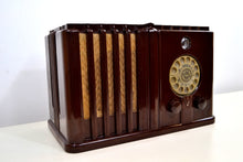 Load image into Gallery viewer, SOLD! - July 6, 2019 - Gothic Style 1938 Wards Airline Model 62-476 AM Bakelite Tube Radio Totally Restored! - [product_type} - Airline - Retro Radio Farm