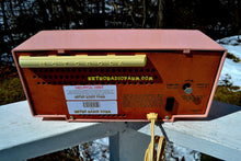 Load image into Gallery viewer, SOLD! - April 3, 2018 - CAPRI PINK Mid Century Retro Vintage Antique Motorola 1957 Model 5C13P Clock Radio Tube AM Clock Radio Wow! - [product_type} - Motorola - Retro Radio Farm