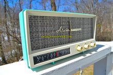 Charger l&#39;image dans la galerie, SOLD! - Apr 3, 2019 - Aquamarine Mid Century Vintage 1959 Arvin Model 2585 Tube Retro Radio - [product_type} - Arvin - Retro Radio Farm
