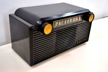 Load image into Gallery viewer, SOLD! - April 2, 2019 - Chalcedony Black 1952 Admiral 5G35N AM Tube Radio Mid Century Appeal in Spades! - [product_type} - Admiral - Retro Radio Farm