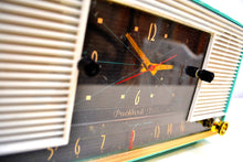 Load image into Gallery viewer, Laguna Aqua Mid Century 1958 Packard Bell Model 6RC1 AM Vacuum Tube Clock Radio Rare Looks Works Great! - [product_type} - Packard-Bell - Retro Radio Farm