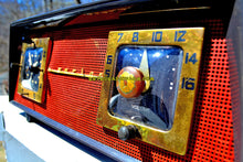 Charger l&#39;image dans la galerie, SOLD! - Nov 21, 2018 -Machiatto Brown Clay Red Mesh 1954 Sparton Model 375C AM Tube Radio Real Looker! - [product_type} - Sparton - Retro Radio Farm