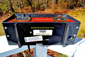 SOLD! - Nov 21, 2018 -Machiatto Brown Clay Red Mesh 1954 Sparton Model 375C AM Tube Radio Real Looker! - [product_type} - Sparton - Retro Radio Farm