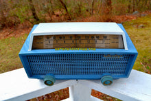 Charger l&#39;image dans la galerie, SOLD! - Apr 4, 2018 - MERCURY BLUE Mid Century Retro Vintage 1955 Hallicrafters Model 622 Tube AM Shortwave Radio Totally Awesome! - [product_type} - Hallicrafters - Retro Radio Farm