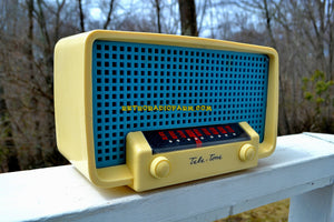 SOLD! - July 28, 2018 - SPIRIT OF 76 Red White & Blue 1948 Teletone Model  201 AM Tube Radio Rare Looks and Works Great! - [product_type} - Teletone - Retro Radio Farm