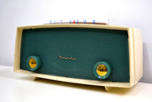 Load image into Gallery viewer, Nautilus Blue and White Vintage 1951-1952 Motorola Model 52X12U Vacuum Tube AM Radio Beautiful Sounding! - [product_type} - Motorola - Retro Radio Farm