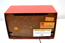 Load image into Gallery viewer, Raconteur Red 1953 Crosley Model JT-3 AM Tube Radio Swiss Cheese Grill, Not Cheesy At All! - [product_type} - Crosley - Retro Radio Farm