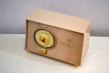 Load image into Gallery viewer, Taupe Beige 1956-1958 General Electric Model 875 AM Vacuum Tube Radio a Little Blaster! - [product_type} - General Electric - Retro Radio Farm