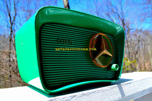 SOLD! - July 26, 2018 - NEVER BEFORE SEEN GREEN 1959 CBS Model T200 AM Tube Radio So Cute! Rare As Heck! - [product_type} - CBS - Retro Radio Farm