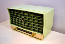 Load image into Gallery viewer, Pistachio Mint Green Vintage 1953 RCA Victor 6-XD-5 Tube Radio Sounds and Looks Great! - [product_type} - RCA Victor - Retro Radio Farm