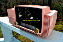 Charger l&#39;image dans la galerie, SOLD! - June 4, 2018 - ROSE PINK Mid Century Jetsons 1959 General Electric Model 915 Tube AM Clock Radio Some Issues - [product_type} - General Electric - Retro Radio Farm
