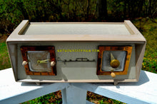Charger l&#39;image dans la galerie, SOLD! - June 23, 2018 - SANDALWOOD BEIGE IVORY Mesh Mid Century 1954 Sparton Model 375C AM Tube Radio Real Looker! - [product_type} - Sparton - Retro Radio Farm