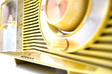 Load image into Gallery viewer, Harvest Gold 1963 Motorola Model C3S2 Vacuum Tube AM Clock Radio Near Mint Condition! - [product_type} - Motorola - Retro Radio Farm