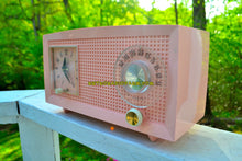 Charger l&#39;image dans la galerie, SOLD! - May 16, 2018 - PINK LADY Mid Century Retro Vintage 1959 General Electric Model C-400A AM Tube Radio Pink Clock Face! - [product_type} - General Electric - Retro Radio Farm