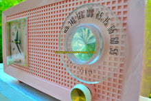 画像をギャラリービューアに読み込む, SOLD! - May 16, 2018 - PINK LADY Mid Century Retro Vintage 1959 General Electric Model C-400A AM Tube Radio Pink Clock Face! - [product_type} - General Electric - Retro Radio Farm
