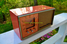 画像をギャラリービューアに読み込む, SOLD! - Oct 1, 2018 - Coral And Copper 1955 Stromberg Carlson Model C-5 Tube AM Clock Radio Rare and Exquisite! - [product_type} - Stromberg Carlson - Retro Radio Farm