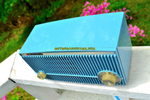 画像をギャラリービューアに読み込む, SOLD! - May 30, 2018 - BLUETOOTH MP3 Ready - SLATE BLUE 1957 Bulova Model 340 Tube AM Radio Rare Model Works Great! - [product_type} - Bulova - Retro Radio Farm