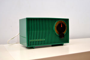 SOLD! - Feb.21, 2020 - Kelly Green 1953 Motorola 53R(5) Tube AM Antique Radio Nice Color! Nice Performer! - [product_type} - Motorola - Retro Radio Farm
