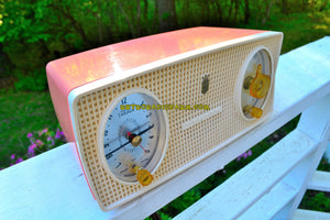 SOLD! - Nov 20, 2018 - Mayfair Pink Mid Century Vintage 1955 Zenith Model B514V AM Tube Radio Excellent Condition! - [product_type} - Zenith - Retro Radio Farm