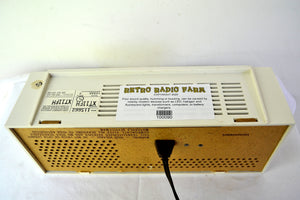 Caesar Ivory 1960s Motorola Model XT11FH Vintage Solid State AM Radio Works Great!
