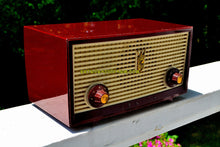 Charger l&#39;image dans la galerie, SOLD! - Nov 23, 2018 - Burgundy Retro Vintage 1957 Zenith A508R AM Tube Radio Loud and Clear Sounding! - [product_type} - Zenith - Retro Radio Farm