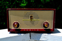 画像をギャラリービューアに読み込む, SOLD! - Nov 23, 2018 - Burgundy Retro Vintage 1957 Zenith A508R AM Tube Radio Loud and Clear Sounding! - [product_type} - Zenith - Retro Radio Farm