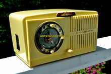 Load image into Gallery viewer, SOLD! - Dec 15, 2018 - BLUETOOTH MP3 Ready - Ivory Vanilla 1948-50 General Electric Model 65 Retro AM Clock Radio Works Great! - [product_type} - General Electric - Retro Radio Farm