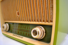 Load image into Gallery viewer, Lime Green West German Made 1956 Grundig Model 85 Vacuum Tube Radio Rare and Beautiful Condition!