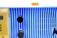 Load image into Gallery viewer, Azure Blue Mid Century Retro 1957 Motorola 57H Tube AM Radio - [product_type} - Motorola - Retro Radio Farm