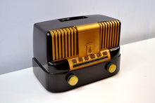 Load image into Gallery viewer, SOLD! - June 29, 2019 - &quot;THE MODERNE&quot; 1949 Emerson Model 561A Brown Bakelite AM Tube Radio Golden Age Beauty in Pristine Condition! - [product_type} - Emerson - Retro Radio Farm
