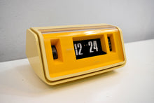 Load image into Gallery viewer, Eames Yellow Vintage 1970s Caslon Model 801 Flip Clock