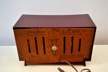 Load image into Gallery viewer, SOLD! - Dec 16, 2019 -Burgundy 1955 Westinghouse H-436T5 AM Tube Retro Radio Very Sweet Sounding! - [product_type} - Westinghouse - Retro Radio Farm