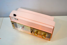 画像をギャラリービューアに読み込む, SOLD! - Dec 18, 2019 - Rosata Pink and Brown Mid Century Retro Vintage 1964 Arvin Model 52R43 AM Tube Clock Radio Rare! - [product_type} - Arvin - Retro Radio Farm
