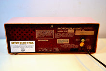 Charger l&#39;image dans la galerie, SOLD! - Jan 26, 2020 - Pink Velvet 1957 Motorola 57CS Port Hole Tube AM Clock Radio Totally Restored! - [product_type} - Motorola - Retro Radio Farm