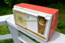 画像をギャラリービューアに読み込む, SOLD! - Mar 27, 2019 - Coral Pink 1959 Fleetwood Model 5018 AM Tube Clock Radio - [product_type} - Fleetwood - Retro Radio Farm