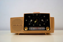 Load image into Gallery viewer, SOLD! - July 8, 2019 - Buff Pink Mid Century 1959 General Electric Model C-4340 Tube AM Clock Radio Totally Restored! - [product_type} - General Electric - Retro Radio Farm