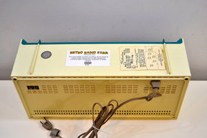 SOLD! - June 28, 2019 - Mariner Teal Vintage 1966 Silvertone 6019 AM/FM Tube Radio Near Mint and Gimmicky Beyond Comparison! - [product_type} - Silvertone - Retro Radio Farm