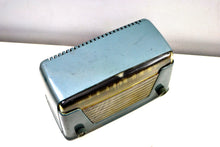 Load image into Gallery viewer, SOLD! - Aug 29, 2019 - Blue Ice Metallic Vintage Bakelite 1948 Silvertone 8005 AM Tube Radio Early Metallic Finish Rare and Expensive Color Back Then! - [product_type} - Silvertone - Retro Radio Farm