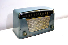 Load image into Gallery viewer, SOLD! - Aug 29, 2019 - Blue Ice Metallic Vintage Bakelite 1948 Silvertone 8005 AM Tube Radio Early Metallic Finish Rare and Expensive Color Back Then! - [product_type} - Silvertone - Retro Radio Farm