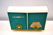 Load image into Gallery viewer, SOLD! - Aug 15, 2019 - Retro Wonder Turquoise And White 1958 Philco H836-124 AM Tube Radio Restored and Rare! - [product_type} - Philco - Retro Radio Farm