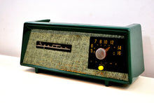 Charger l&#39;image dans la galerie, SOLD! - Mar 4, 2020 - Smitten by Burlap Forest Green Sparton Model 360 AM Tube Radio Totally Restored! - [product_type} - Sparton - Retro Radio Farm