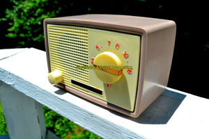 SOLD! - Dec 3, 2018 - 1959 Taupe Midget Alrad Japanese Post War Tube AM Radio! It's Rad!