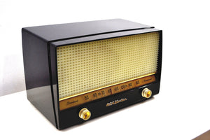 SOLD! - Jan 5, 2020 - Ebony Classic 1954 RCA Victor 4-X-641 Tube Radio Excellent Condition Works Great! - [product_type} - RCA Victor - Retro Radio Farm