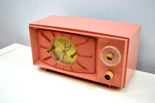 Load image into Gallery viewer, BLUETOOTH MP3 UPGRADED - Rose Pink 1959 Westinghouse Model H545T5A Tube AM Radio - [product_type} - Westinghouse - Retro Radio Farm